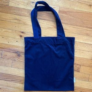 Sezane Bags - Sezane Navy Cord Tote Sezane Bags - Sezane Navy Cord Tote